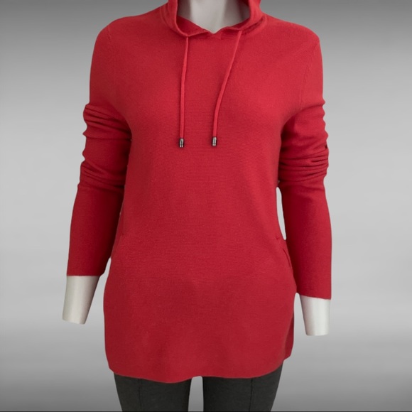 Gerry Weber Viscose-Blend Red/Orange Hoodie 34 - Picture 4 of 10